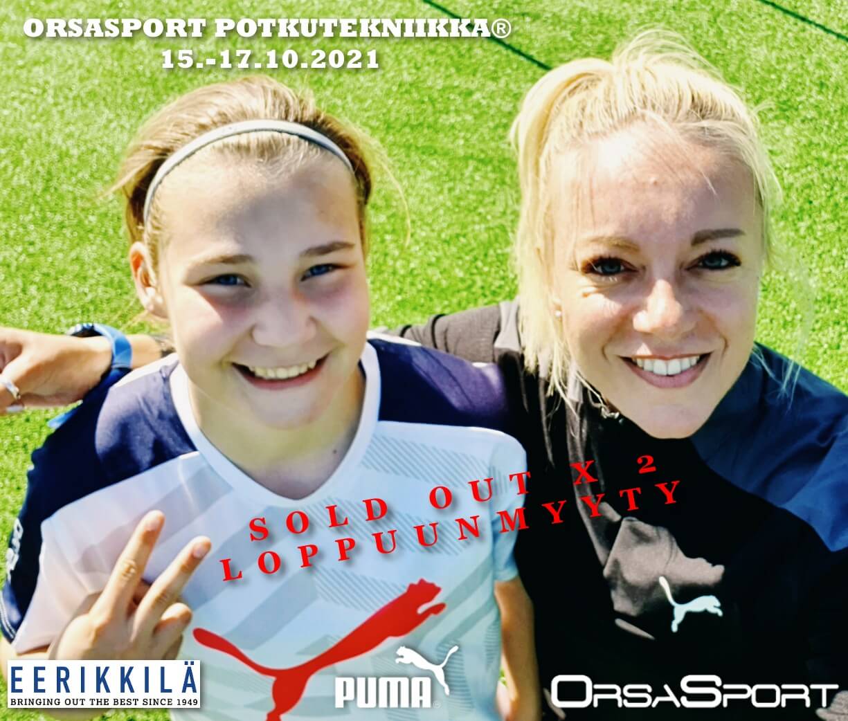 ORSASPORT POTKUTEKNIIKKA® Eerikkilän Urheiluopisto 15.-17.10.2021