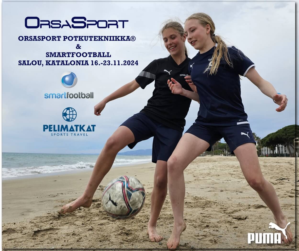 Potkutekniikka®/Smartfootball leiri Salou, Katalonia 16.-23.11.2024